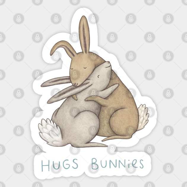 Hugs Bunnies Sticker by Sophie Corrigan